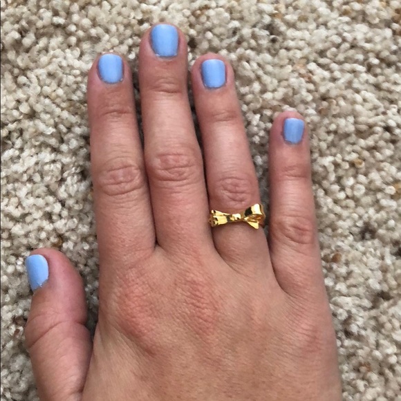 kate spade Jewelry - NWOT Kate Spade Gold Bow Ring Size 7